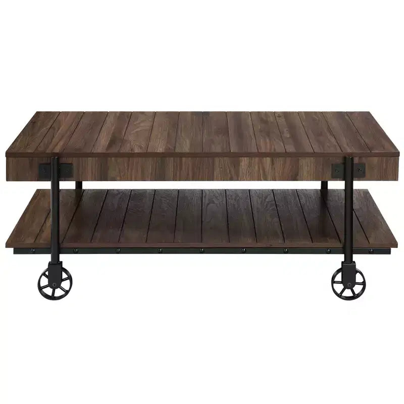 Huntingdale Industrial 1 Shelf Coffee Table - miBasics