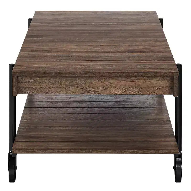 Huntingdale Industrial 1 Shelf Coffee Table - miBasics