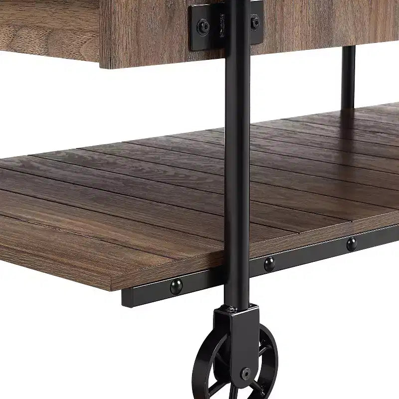 Huntingdale Industrial 1 Shelf Coffee Table - miBasics