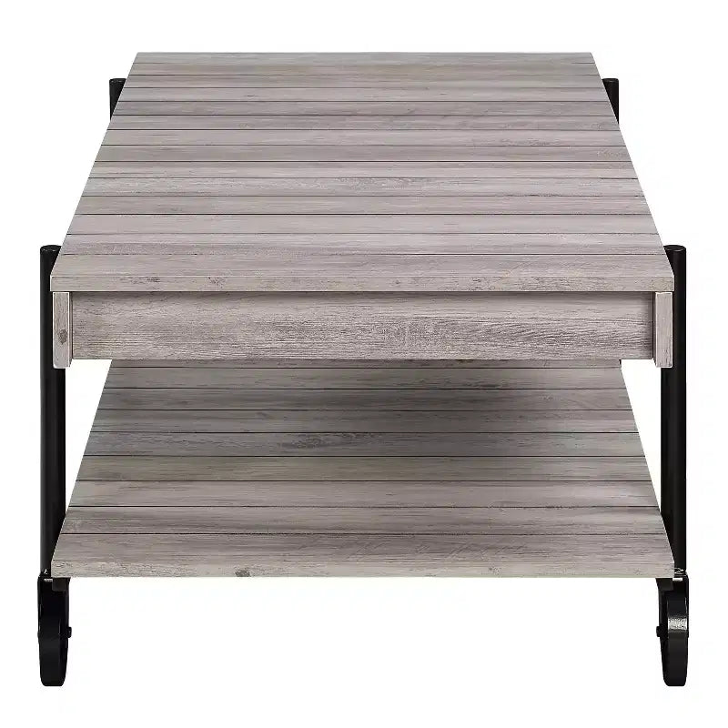 Huntingdale Industrial 1 Shelf Coffee Table - miBasics