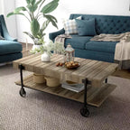 Huntingdale Industrial 1 Shelf Coffee Table - miBasics