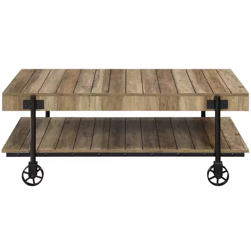 Huntingdale Industrial 1 Shelf Coffee Table - miBasics