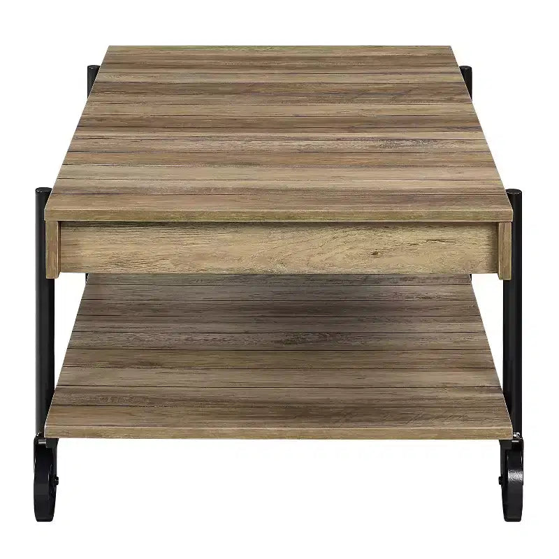 Huntingdale Industrial 1 Shelf Coffee Table - miBasics