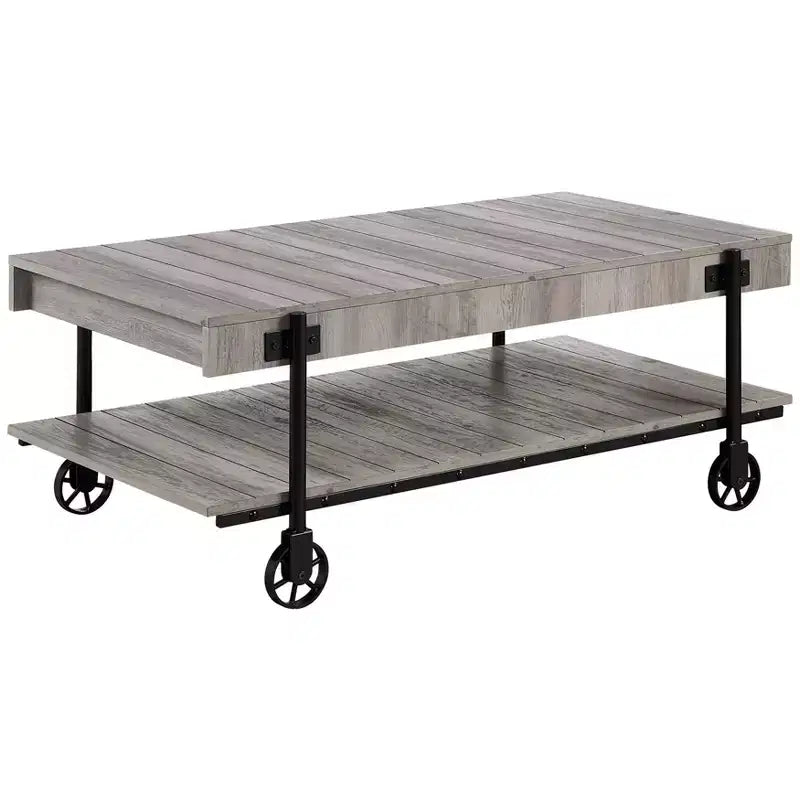 Tavolino da caffè a 1 ripiano Huntingdale Industrial - miBasics