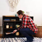 Sunnydaze Indoor Anthony Sideboard Storage Buffet Cabinet with Shelves - 48.5