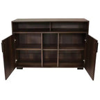 Sunnydaze Indoor Anthony Sideboard Storage Buffet Cabinet with Shelves - 48.5