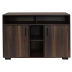 Sunnydaze Indoor Anthony Sideboard Storage Buffet Cabinet with Shelves - 48.5
