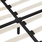 Yaheetech Upholstered Faux Leather Bed Frame with Adjustable Headboard
