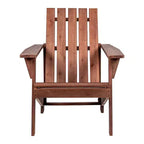 Irving Outdoor Patio Modern Acacia Wood Adirondack Chair - JONATHAN Y