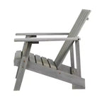 Irving Outdoor Patio Modern Acacia Wood Adirondack Chair - JONATHAN Y
