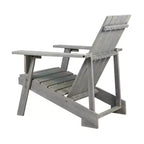 Irving Outdoor Patio Modern Acacia Wood Adirondack Chair - JONATHAN Y