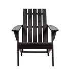 Irving Outdoor Patio Modern Acacia Wood Adirondack Chair - JONATHAN Y