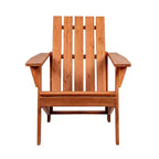 Irving Outdoor Patio Modern Acacia Wood Adirondack Chair - JONATHAN Y