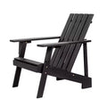 Irving Outdoor Patio Modern Acacia Wood Adirondack Chair - JONATHAN Y