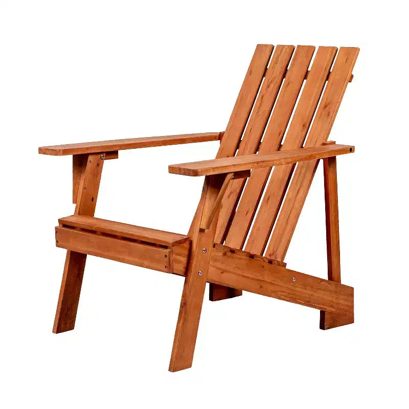 Sedia Adirondack moderna Irving in legno di acacia per esterni - JONATHAN Y