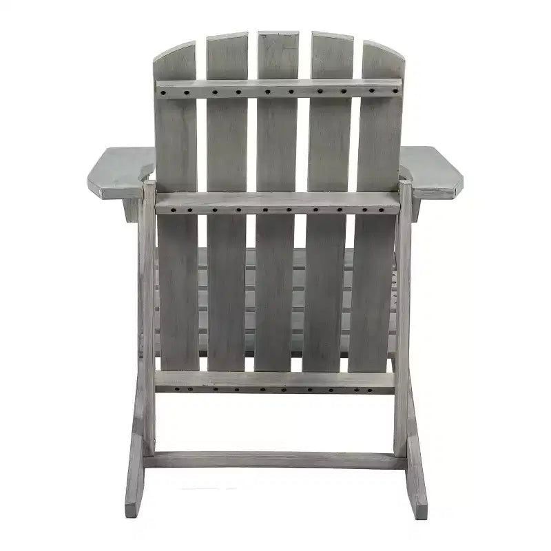 Westport Outdoor Patio Traditional Acacia Wood Adirondack Chair - JONATHAN Y