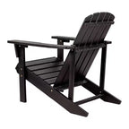 Westport Outdoor Patio Traditional Acacia Wood Adirondack Chair - JONATHAN Y