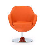 Set di 2 Poltrone Girevoli Caisson in Similpelle - Manhattan Comfort