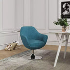 Set di 2 Poltrone Girevoli Caisson in Similpelle - Manhattan Comfort
