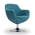 Set di 2 Poltrone Girevoli Caisson in Similpelle - Manhattan Comfort
