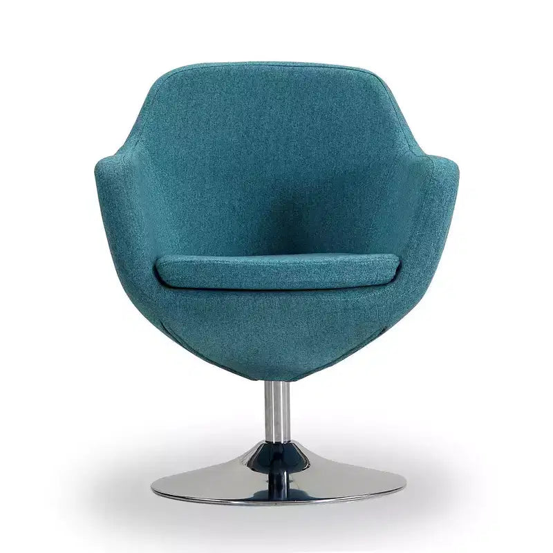 Set di 2 Poltrone Girevoli Caisson in Similpelle - Manhattan Comfort