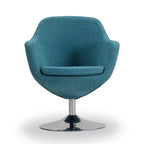 Set di 2 Poltrone Girevoli Caisson in Similpelle - Manhattan Comfort