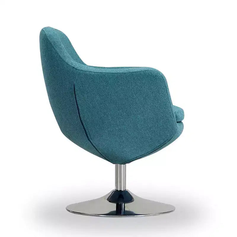 Set di 2 Poltrone Girevoli Caisson in Similpelle - Manhattan Comfort