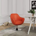 Set di 2 Poltrone Girevoli Caisson in Similpelle - Manhattan Comfort