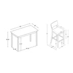 5pc Jordan Tavern Counter Height Dining Set - Linon