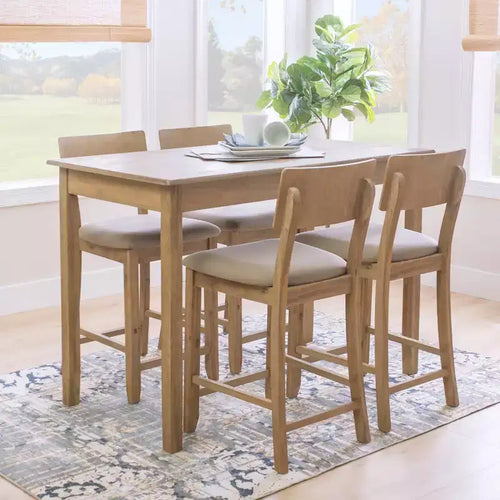 Set da pranzo Jordan Tavern da 5 pezzi ad altezza bancone - Linon