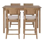 5pc Jordan Tavern Counter Height Dining Set - Linon