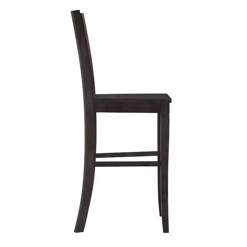 Flash Furniture Gwendolyn Set of 2 Commercial Grade Solid Wood Modern Farmhouse Counter Height Barstool