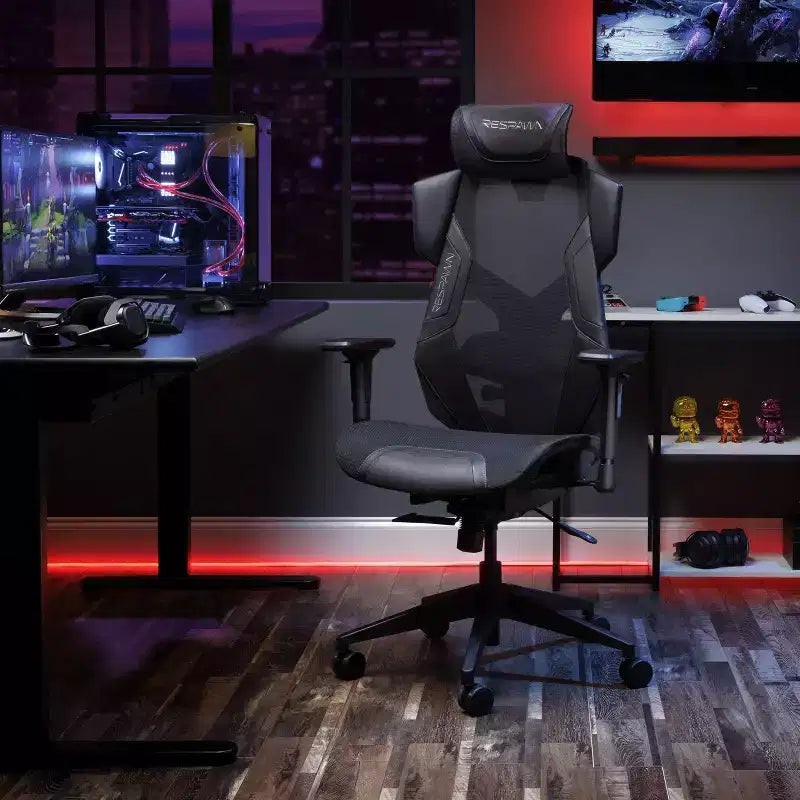 Sedia da Gaming RESPAWN Flexx Mesh con Supporto Lombare e Poggiatesta Regolabile