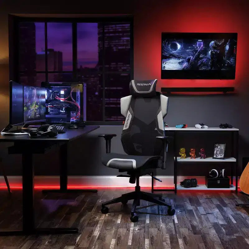 Sedia da Gaming RESPAWN Flexx Mesh con Supporto Lombare e Poggiatesta Regolabile