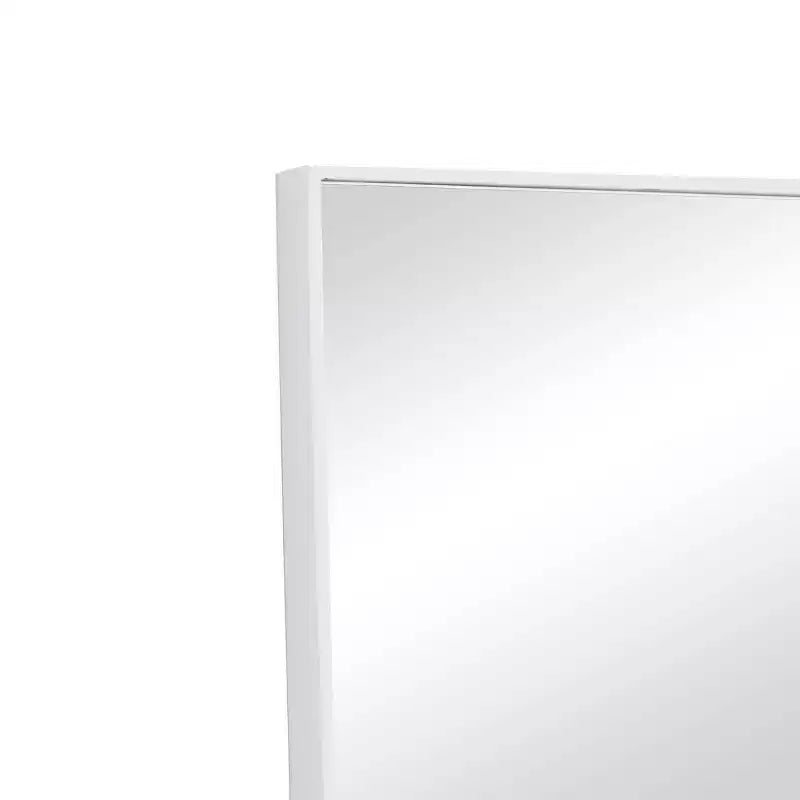 Contemporary Wood Rectangle Shaped Wall Mirror with Thin Minimalistic Frame - Olivia & May