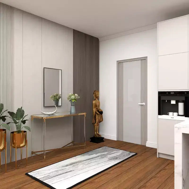 Contemporary Wood Rectangle Shaped Wall Mirror with Thin Minimalistic Frame - Olivia & May