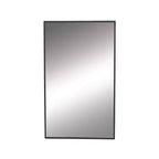 Contemporary Wood Rectangle Shaped Wall Mirror with Thin Minimalistic Frame - Olivia & May