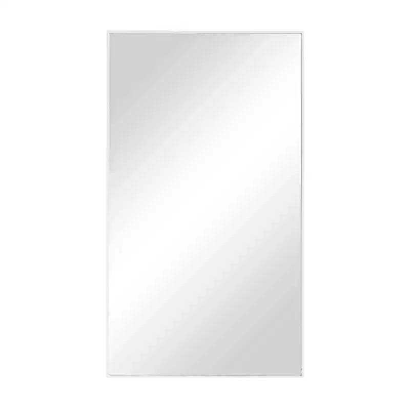 Specchio da Parete Rettangolare Moderno in Legno con Cornice Sottile e Minimalista - Olivia & May