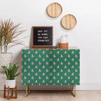 Madia Maritza Lisa Retro con motivo a foglie rosa - Deny Designs