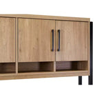Credenza Mason Modern in laminato di legno con ante in legno - Martin Furniture