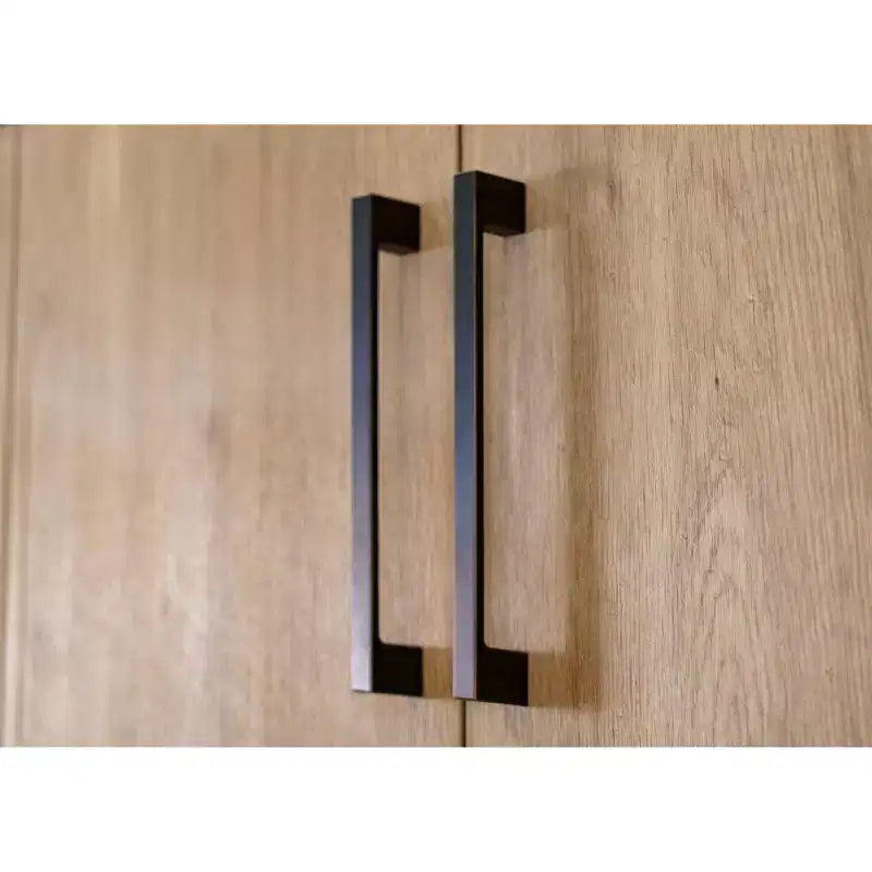 Credenza Mason Modern in laminato di legno con ante in legno - Martin Furniture