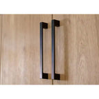 Credenza Mason Modern in laminato di legno con ante in legno - Martin Furniture