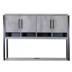 Credenza Mason Modern in laminato di legno con ante in legno - Martin Furniture
