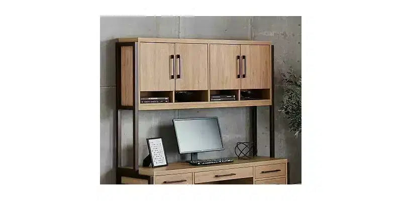 Credenza Mason Modern in laminato di legno con ante in legno - Martin Furniture