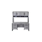 Mason Modern Wood Laminate Hutch with Wood Doors - Martin Furniture