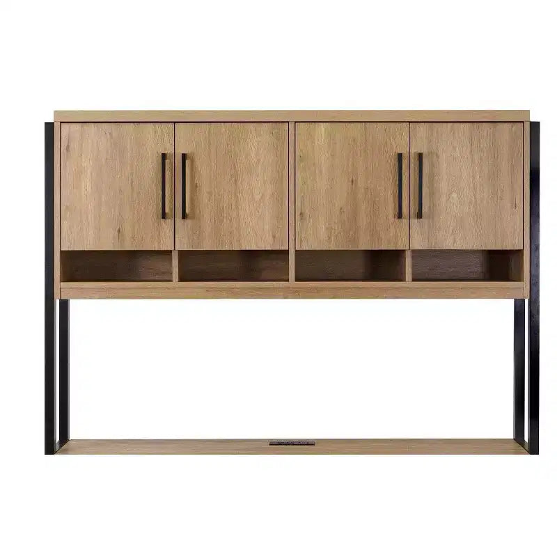 Credenza Mason Modern in laminato di legno con ante in legno - Martin Furniture