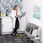 Carrello di ricarica aperto Stand Steady Line Leader per un massimo di 16 dispositivi - Bianco