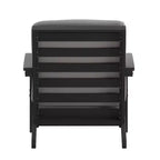 Emma and Oliver All-Weather Polyresin Adirondack Club Chair with Deep Seat and Comfortable Back & Seat Cushions