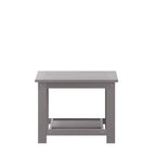 Tavolino da salotto Adirondack a due livelli in legno e resina sintetica Merrick Lane resistente a tutte le stagioni