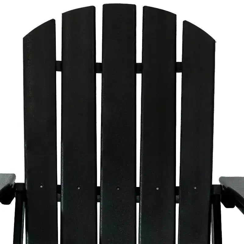 Sunnydaze Outdoor Lake Style Adirondack Chair with Cup Holder